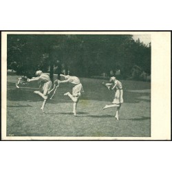 František Drtikol - Z rytmických cviků Sokola v Žižkově, hlubotisk, pohlednice, 1914