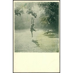 František Drtikol - Z rytmických cviků Sokola v Žižkově, intaglio print, postcard, 1914
