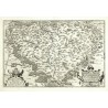 Čechy - Regni Bohemiae Descriptio, mapa Čech, Criginger, mědirytina, Ortelius, 1570