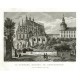 Kutná Hora, Chrám svaté Barbory - St. Barbara Kirche in Kuttenberg, ocelorytina, Haase, 1830
