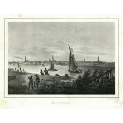 Hamburg, Lithografie, Semmler, Arldt, 1845