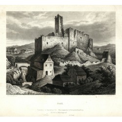 Okoř, ocelorytina, Mikovec, 1865