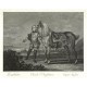 Ridinger - Englisches Pferd - Cheval d'Angleterre, Kupferstich, 1750
