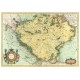 Čechy - Bohemia, mědirytina, mapa, Mercator, 1585