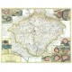 Čechy - Theatre de la Guerre en Boheme, mědirytina, mapa, Le Rouge, 1741