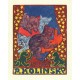 Josef Váchal - Ex libris P. Kolínský, exlibris, dřevoryt 1912