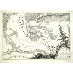 Prussia, Battle of Gross-Jägersdorf, 1757, Seven Years' War - Bataille de Gros-Jaegerndorf, copperplate, 1770