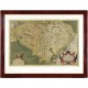 Čechy - Regni Bohemiae Descriptio, mědirytina, mapa Čech, Criginger, Ortelius, 1570