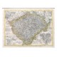 Königreich Böhmen 1849 - Antique map