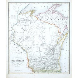 Karte von Wisconsin