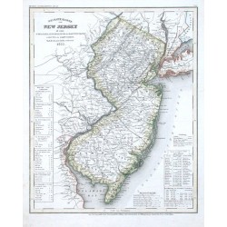Neueste Karte von New Jersey