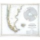 Südlichster Theil von America enthaltend Patagonia, Feuerland & Falklands Gruppe - Antique map