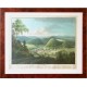 Vue générale de Carlsbad prise de la montagne de Kreuzberg - Stará mapa