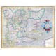Warwicum, Northhamtonia, Huntingdonia, - Alte Landkarte