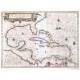 Insulae Americanae - Antique map