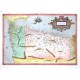 Africae I. Tab: - Antique map