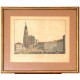 Prospect der K. K. Residenz nebst der Dom Kirche in Prag - Antique map