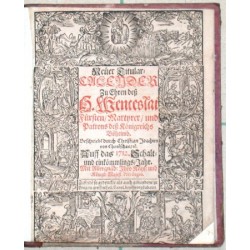 Neuer Titular Calender zu Ehren dess H. Wenceslaiauff das 1712. SchaltJahr