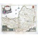 Somersettensis Comitatvs. Somerset shire - Antique map