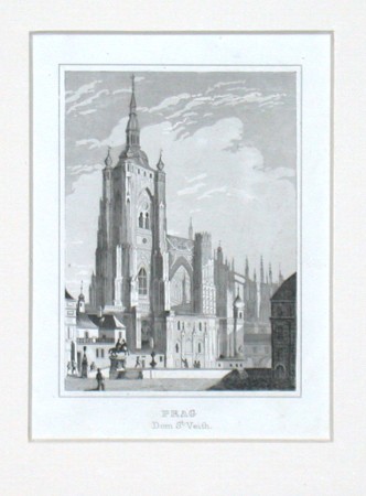 Prag. Dom St Veith - Staré mapy na prodej