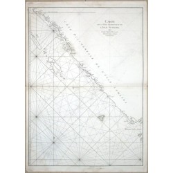 Carte de La Cote Occidentale de l'Isle Sumatra
