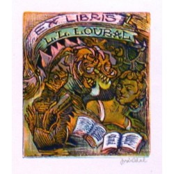 Ex libris L. L. Loubal