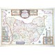 Nordertheill Uon Wageren - Antique map