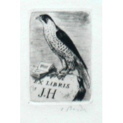 Ex libris J. H.