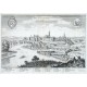 Die Statt Neüburg an der Donau - Antique map