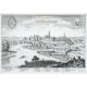 Neuburg an der Donau, mědirytina, Merian, 1644 - Staré mapy na prodej
