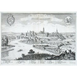 Neuburg an der Donau, mědirytina, Merian, 1644
