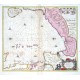 Sinus Gangeticus - Vulgo Golfo de Bengala Nova descriptio - Stará mapa