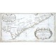 Fortsetzung der Karte von der Küste von Guinea - Antique map