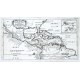 Tabula Regionum in America Media Sitarum. Land Karte des Mittlern theils von America