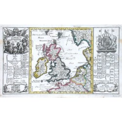 Geographische Vorstellung der Königreiche Grosbrittannien und Irland