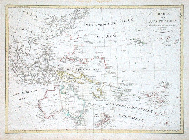 Charte von Australien - Staré mapy na prodej