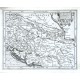 Slavonia Croatia Bosnia. Dalmat. - Antique map