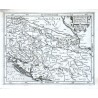 Slovemia, Croatia - Slavonia Croatia Bosnia. Dalmat., copperplate map, Mercator, Hondius, 1607