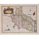 Stato della Chiesa, con la Toscana - Alte Landkarte