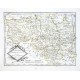Die Markgrafschaft Oberlausitz - Antique map