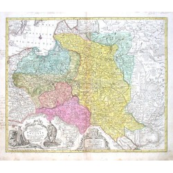 Mappa geographica  Regnum Poloniae et Magnum Ducatum Lithuaniae