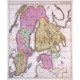 Sueciae Magnae - Antique map