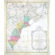 Carte Nouvelle de l'Amerique Angloise - Antique map