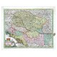 Regnum Hungariae cum contiguis regionibus - Antique map