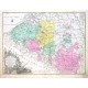 Nouvelle Carte du Cercle de Bourgogne - Alte Landkarte