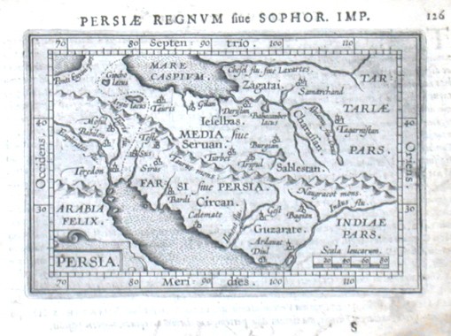 Persia - Stará mapa