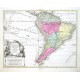 America meridionalis - Antique map