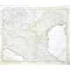 Carte de la Republique Cisalpine  Karte von der Cisalpinischen Republik - Alte Landkarte