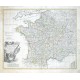 Le Royaume de France - Antique map