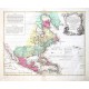 America Septentrionalis - Antique map